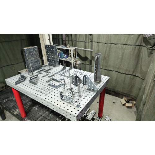 Сварочный 3D стол 1450х100х100 8 мм (шаг 50х50) 8.1450.1000.100-ks50