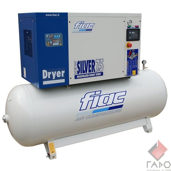 Винтовой компрессор с осушителем NEW SILVER D 7.5/500