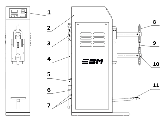 Аппарат точечной сварки ЕВМ МТ-35, 400V