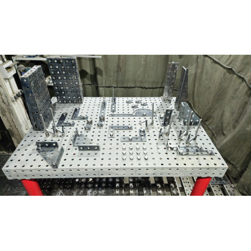 Сварочный 3D стол 1450х100х100 8 мм (шаг 50х50) 8.1450.1000.100-ks50