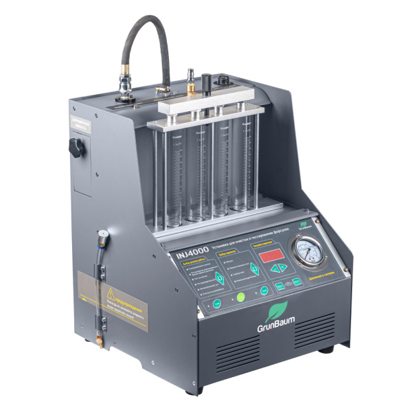 Стенд для ультрозвуковой очистки и проверки форсунок GrunBaum INJ4000