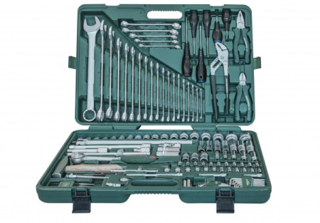 Набор инструмента универсальный 1/4", 1/2"DR, 128 предметов S04H524128S