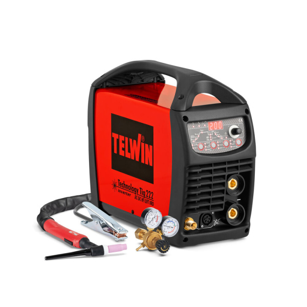 Сварочный инверторный аппарат TELWIN Technology Tig 222 AC/DC-HF/LIFT 230V