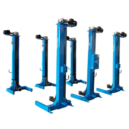 Автомобильный подъемник передвижной г/п 24 т, 6 стоек, для подъема троллейбусов за поддомкратные площадки ППТ-24