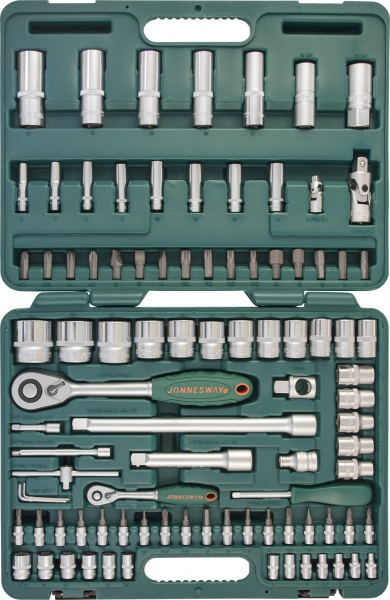 Набор инструмента универсальный 1/4", 1/2"DR, 94 предмета