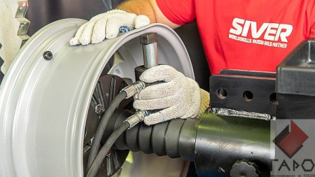 Стенд для правки литых и кованных дисков Siver RR 14S