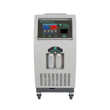 Установка для заправки автокондиционеров GrunBaum AC9000S 1234yf, автоматическая, 1234yf