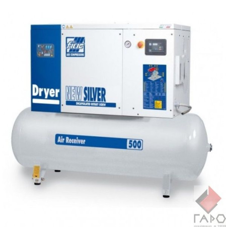 Винтовой компрессор с осушителем NEW SILVER D 10/500