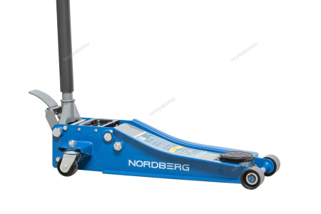 Домкрат низкопрофильный подкатной г/п 3 тонны NORDBERG N32032 (синий/серый)