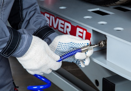 Кузовной стапель с встроенным ножничным подъемником SIVER ELM-210