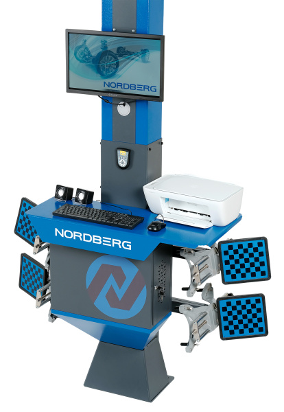 Стенд сход-развал 3D модель четырехкамерный NORDBERG C804
