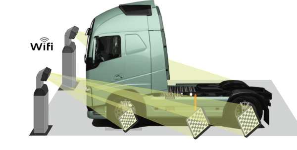 Стенд развал схождения 3D для грузовых автомобилей Техновектор 7 Truck 7204 HT