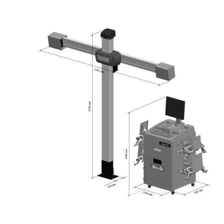 Стенд сход-развала Зенит-3D (SIVIK)