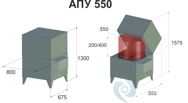 Автоматическая мойка деталей АПУ-550