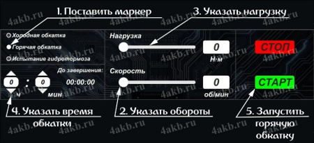Стенд для обкатки двигателей КРОН-КС-276-03
