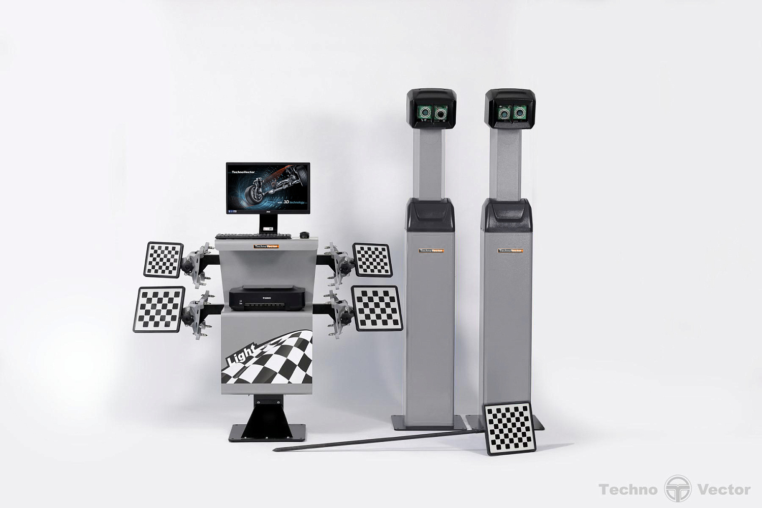 Стенд развал схождения 3D для грузовых автомобилей Техновектор 7 Truck 7204 HT