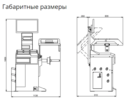 Стенд балансировочный модель iPRO BM2