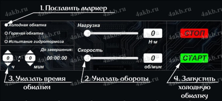 Стенд для обкатки двигателей КРОН-КС-276-03