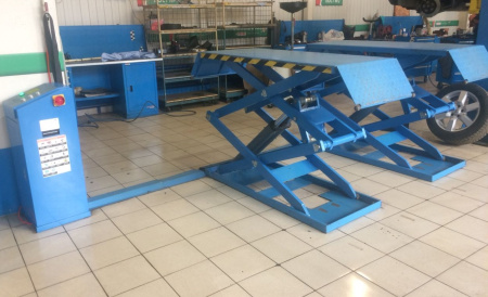 Ножничный электрогидравлический подъемник TS-1113